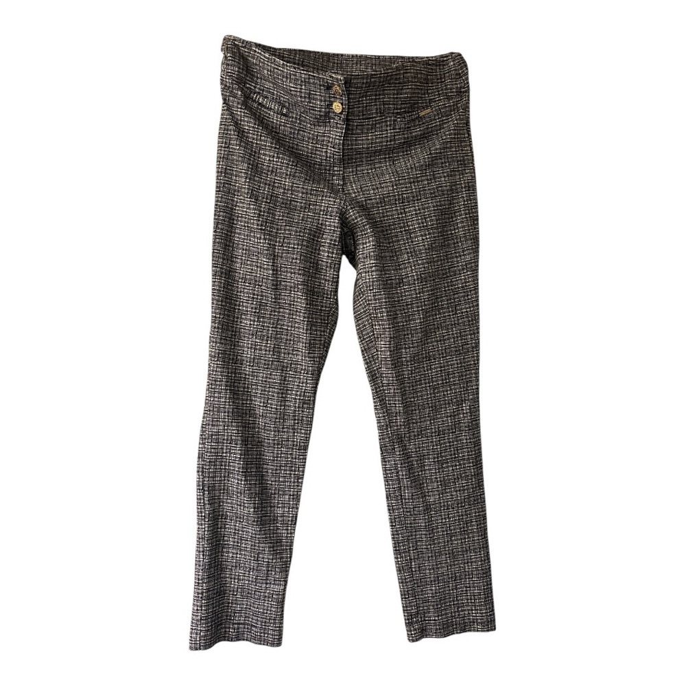Chico's Black and White Plaid Pants